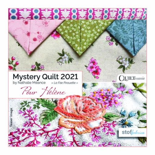 2021 Quiltmania Mystery Quilt Block of the Month - now shipping - 2 spaces left !