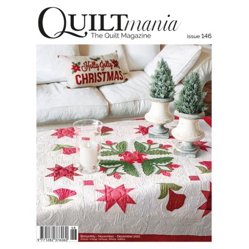 NEW - Quiltmania Magazine No 146 Nov-Dec 2021