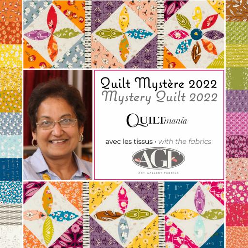 NEW 2022 Quiltmania Mystery Quilt BOM - SIGN-UP NOW!